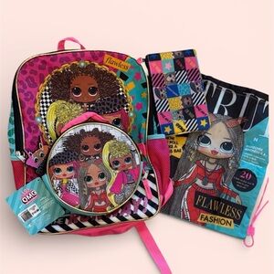 L.O.L. Surprise! O.M.G. Backpack with Pink and Gold Accents